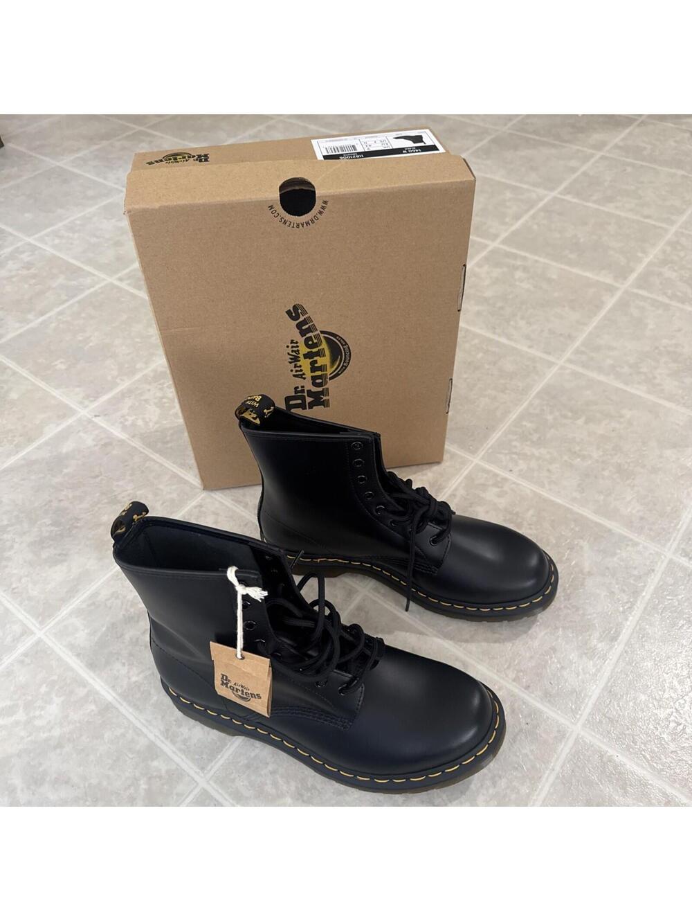 Dr Martens 1460 Black Smooth 11821006 Women's  Size 11 Boots